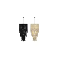 Black and White Beaded Chandeliers with Hanging Tassels Modern Home Decor Design