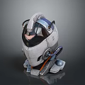 Sci-Fi Helmet Alien Helmet High Tech Helmet Game Helmet 3d model