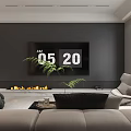 Modern Minimalist Open Living And Dining Room With Elegant Neutral Tone Cozy Home Interior Design