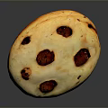 Golden Brown Chocolate Chip Cookie With Soft Baked Texture And Chocolate Chunks