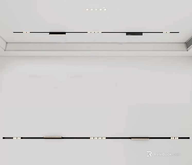 Modern Ceiling Downlights and Spotlights Lighting Design for Home Interior Decoration 3d model 