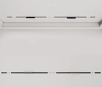 Magnetic lamp downlight 3d model