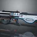 Modern Submachine Gun Sci-Firearms Sci-Fi Game Gun Games Firearms Game Gun 3d model