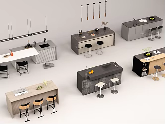 Bar Island 3d model