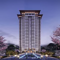 Modern Gate Song Xiamen Jianfa Building Facade 3d model