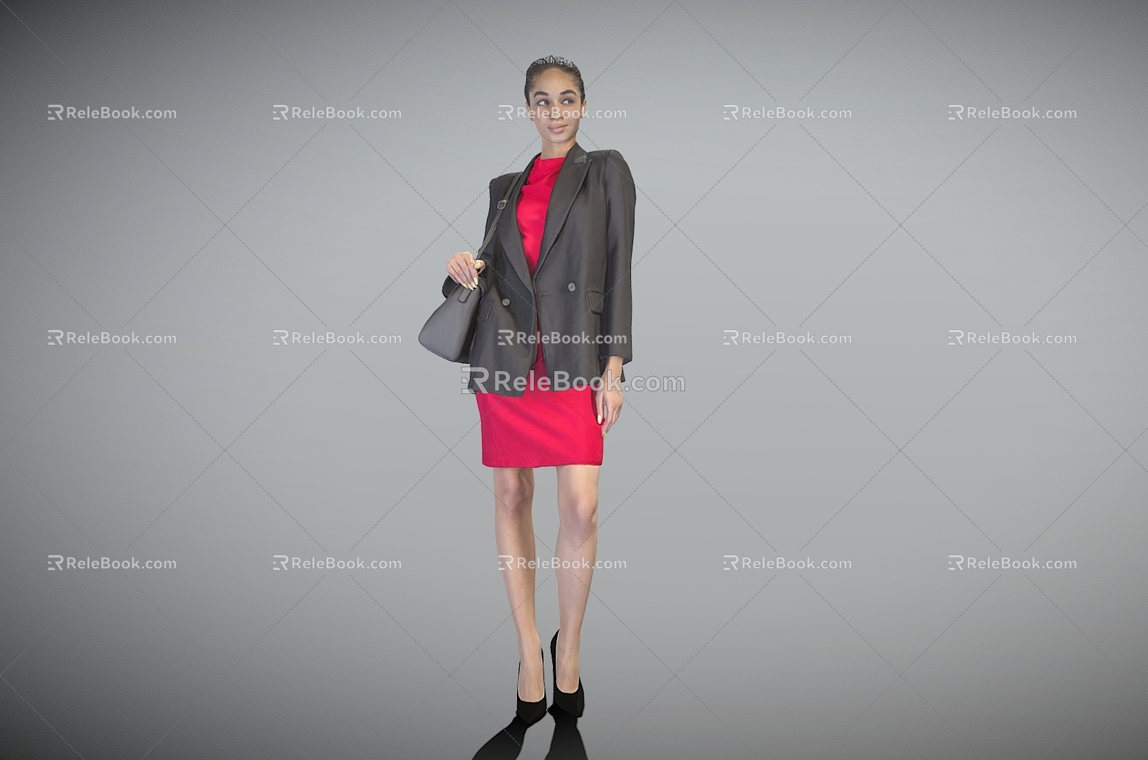 Business beauty standing lady beauty model model