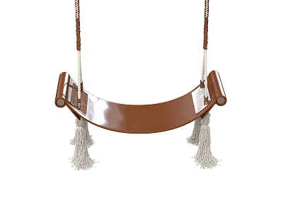 Cream Modern Swing Chair Hanging Chair Swing 3d model