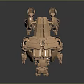 Modern Robot Dog Machine Dog Machine Warrior Robot Cop 3d model