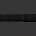 Modern flashlight military flashlight 3d model
