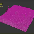 Scenic Sandscape Model Featuring Miniature Building Figure Rocks And Pond Elements