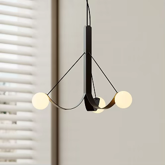 Modern chandelier 3d model