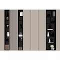 Minimalist Decorative Cabinet 3d model