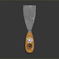 Cement shovel shovel shovel putty knife tools hardware tools processing tools realistic model 3d model