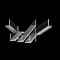 Modern Staircase Design With Wooden Treads And Metal Railings Interior