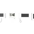 Modern visual doorbell 3d model