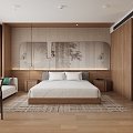 New Chinese Hotel Rooms 3d model