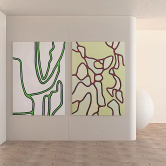 decorative painting 3d model