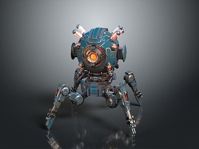 Mech tank mech insect mech spider crab machine crab mechanical crab mech crab model