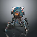 Mech tank mech insect mech spider crab machine crab mechanical crab mech crab 3d model