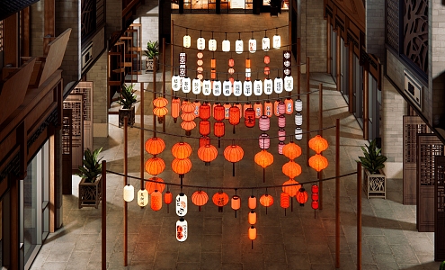 Japanese Lantern 3d model