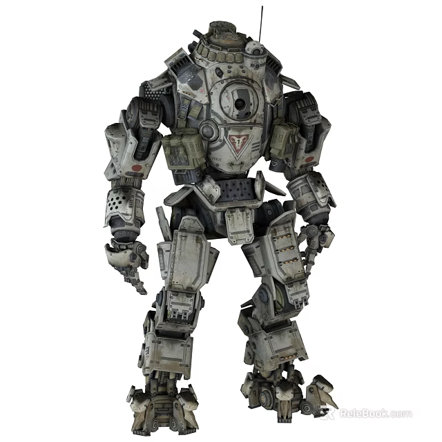 Mecha Doll With Detailed Mechanical Armor Realistic Joints And Robot Design Figure 3d model 