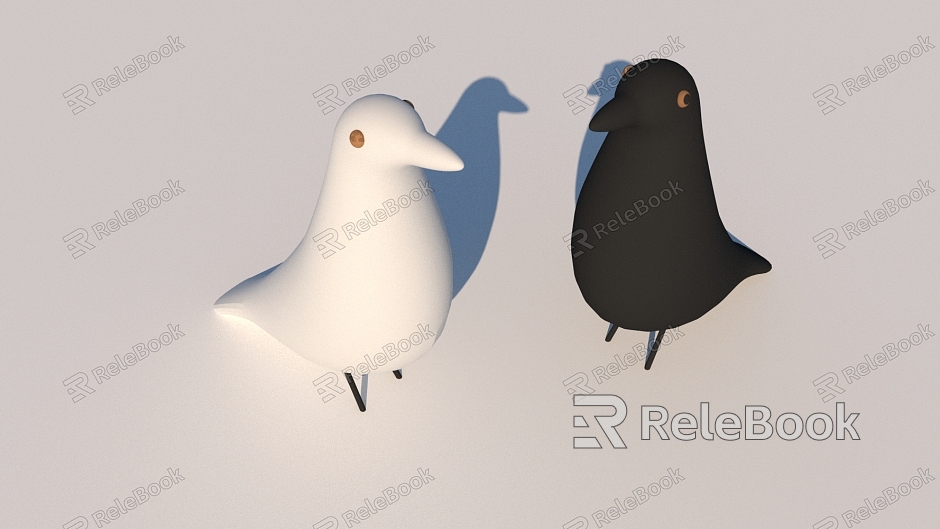 Modern pigeon pigeon ornaments model