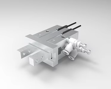 Industrial cylinder pneumatic actuator components to tighten the cylinder 1184 3d model