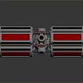 Booster sci-fi switch flame booster aircraft engine switch electronic switch power switch 3d model