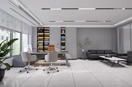 Dean's Office Design 3d model
