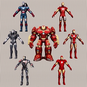 Modern Iron Man Seven 3d model