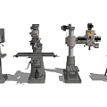 Heavy Duty Industrial Equipment With Drill Press Milling Machine And Radial Drill
