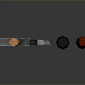 Home Living Tools With Orange Handle Hammer Silver Wrench And Black Red Handle Screwdrivers