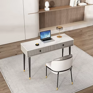 Light Luxury Desk Chair Desk 3d model