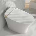 Modern White Toilet Design With Sleek Lines And Smooth Surface In Minimalist Bathroom