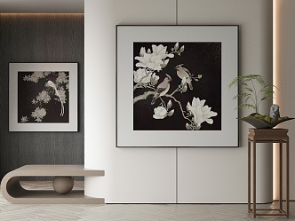 New Chinese Decorative Painting 3d model