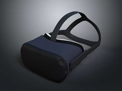 Modern Sleek Comfortable Virtual Reality Headset With Adjustable Headband Design 3d model