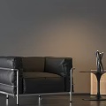 Modern cassina Single Sofa 3d model