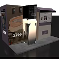 Commercial Digital Display Equipment With Interactive Wall Unit And Model Image Screen