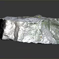 Raw Natural Stone With Green White Yellow Surface And Colorful Specks