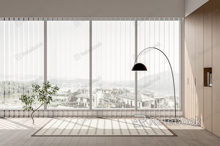 Modern dream curtain model