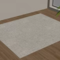 Modern Carpet Rectangular 3d model