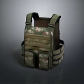 Camouflage Tactical Vest With Multiple Pockets And Adjustable Straps For Daily Use
