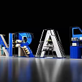 ANARA Letters Modern 3D Architectural Structure With Detailed Interior And Reflective Floor