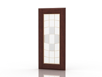 Modern door panel 3d model