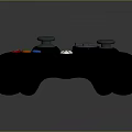 Black Xbox Game Controller with Dual Joysticks Colorful Buttons and Central Logo for Gaming Electronics
