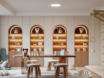 Modern Children's Entertainment Room 3d model