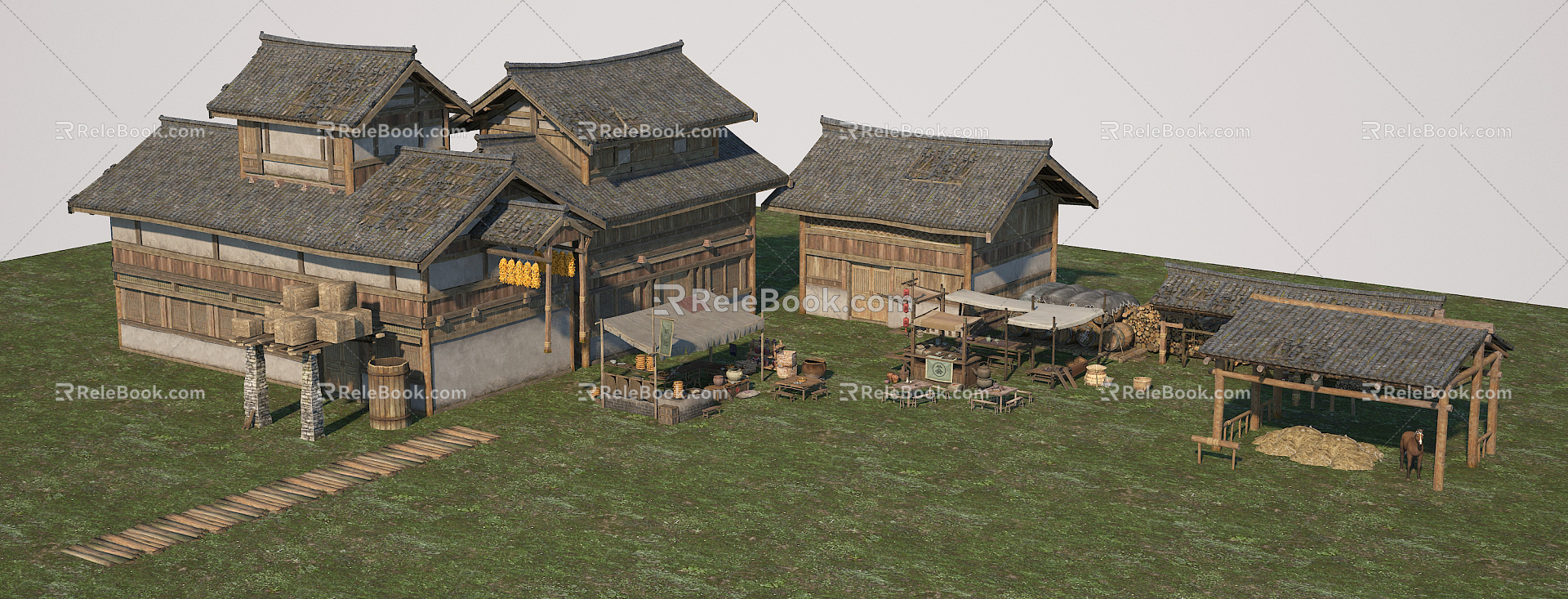 Chinese ancient building 3d model