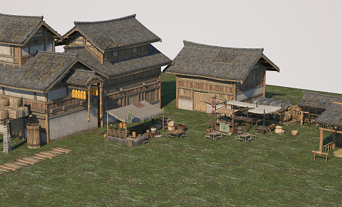 Chinese ancient building 3d model