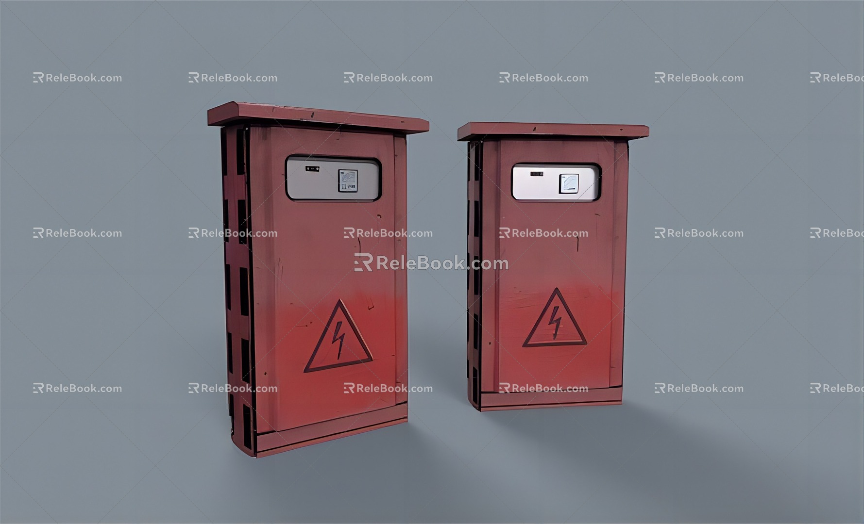 Strong electric box 3d model