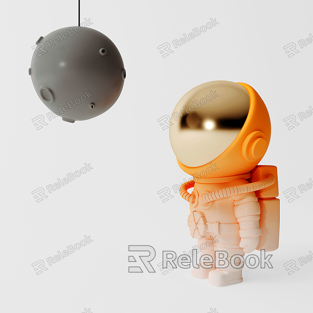 Modern Sculpture Spaceman Sculpture Ornaments model